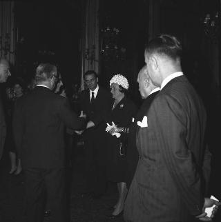 Il Presidente della Repubblica Giovanni Gronchi riceve in visita ufficiale Sua Eccellenza Francisco J. Orlich Bolmarcich, Presidente eletto delle Repubblica di Costa Rica