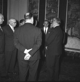 Agostino Rocca, Presidente del Comitato per i festeggiamenti al Presidente della Repubblica Giovanni Gronchi durante il soggiorno in Argentina