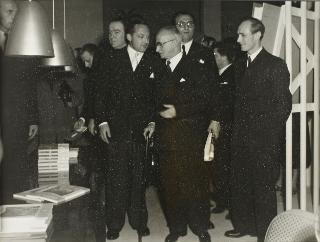 Il Presidente della Repubblica Luigi Einaudi all'inaugurazione della XXVII Fiera campionaria di Milano