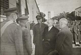 Visita del Presidente della Repubblica Luigi Einaudi a Sabaudia