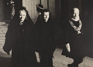 Ida Einaudi Pellegrini alla cerimonia di apertura dell'Anno Santo (Roma)