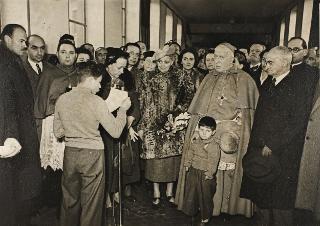 Inaugurazione della casa dei mutilatini di Santa Maria ai Colli (Torino) 13 novembre 1950