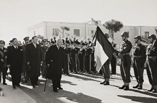 Cerimonia dell'inaugurazione della Scuola di Guerra a Civitavecchia