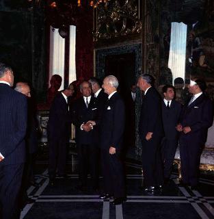 Il Presidente della Repubblica Antonio Segni riceve in udienza Habib Bourghiba, Presidente della Tunisia. Colazione in suo onore