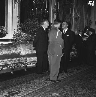 Auguri di Capodanno al Presidente della Repubblica Antonio Segni da parte delle alte cariche dello Stato