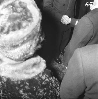 Auguri di Capodanno al Presidente della Repubblica Antonio Segni da parte delle alte cariche dello Stato