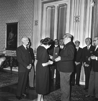 Conferimento dell'Ordine di Malta a Donna Laura Segni