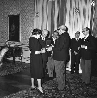 Conferimento dell'Ordine di Malta a Donna Laura Segni