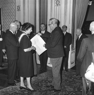 Conferimento dell'Ordine di Malta a Donna Laura Segni