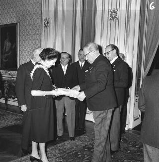 Conferimento dell'Ordine di Malta a Donna Laura Segni