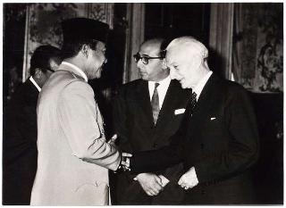 Incontro del Presidente della Repubblica Antonio Segni con Ahmed Sukarno del Presidente dell'Indonesia in visita ufficiale in Italia