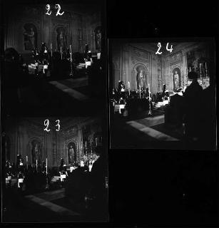 Santa Messa funebre in suffragio del Presidente USA John F. Kennedy, Quirinale, Cappella Paolina