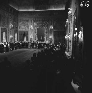 Presentazione degli auguri di Natale al Presidente della Repubblica Antonio Segni da parte del Corpo Diplomatico