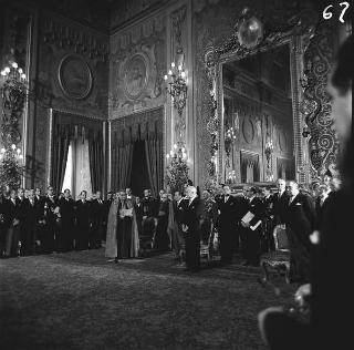 Presentazione degli auguri di Natale al Presidente della Repubblica Antonio Segni da parte del Corpo Diplomatico