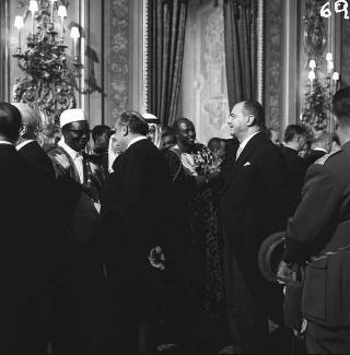 Presentazione degli auguri di Natale al Presidente della Repubblica Antonio Segni da parte del Corpo Diplomatico