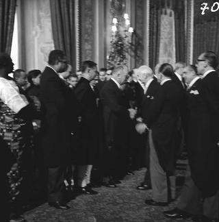 Presentazione degli auguri di Natale al Presidente della Repubblica Antonio Segni da parte del Corpo Diplomatico