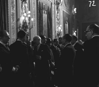 Presentazione degli auguri di Natale al Presidente della Repubblica Antonio Segni da parte del Corpo Diplomatico