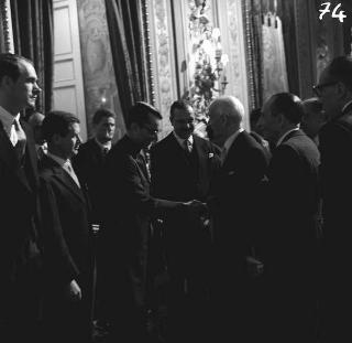 Presentazione degli auguri di Natale al Presidente della Repubblica Antonio Segni da parte del Corpo Diplomatico