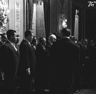 Presentazione degli auguri di Natale al Presidente della Repubblica Antonio Segni da parte del Corpo Diplomatico