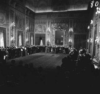 Presentazione degli auguri di Natale al Presidente della Repubblica Antonio Segni da parte del Corpo Diplomatico