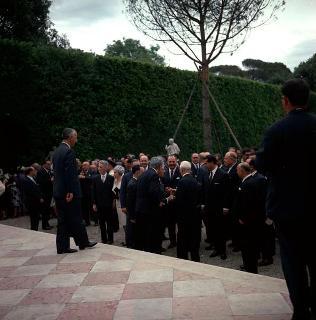 Ricevimento offerto dal Presidente della Repubblica Antonio Segni alle Alte Cariche dello Stato per la Festa Nazionale della Repubblica