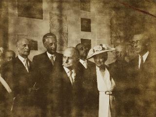 Visita del Presidente della Repubblica Luigi Einaudi all'Accademia di Francia (Roma)