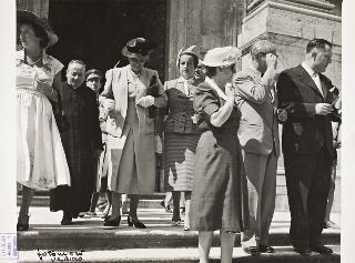 Visita di Ida Einaudi Pellegrini a Urbino