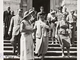 Visita di Ida Einaudi Pellegrini a Urbino