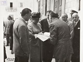 Visita di Ida Einaudi Pellegrini a Urbino