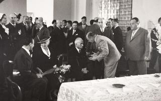 Visita del Presidente della Repubblica Luigi Einaudi a Benevagienna
