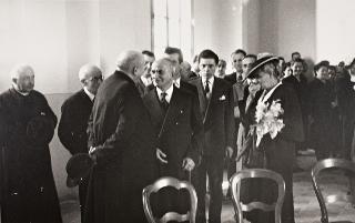 Visita del Presidente della Repubblica Luigi Einaudi a Benevagienna