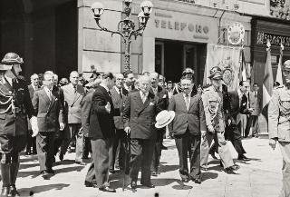 Visita del Presidente della Repubblica Luigi Einaudi a Benevento