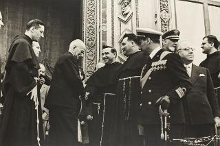 Visita del Presidente della Repubblica Luigi Einaudi a Firenze in occasione della cerimonia inaugurale della V Conferenza generale dell'UNESCO