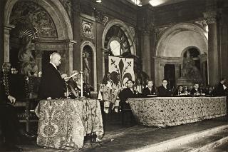 Visita del Presidente della Repubblica Luigi Einaudi a Firenze in occasione della cerimonia inaugurale della V Conferenza generale dell'UNESCO