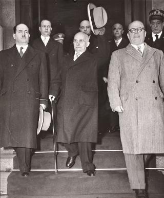 Visita del Presidente della Repubblica Luigi Einaudi alla XXVIII Fiera Campionaria Internazionale di Milano