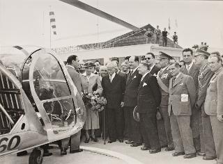 Visita del Presidente della Repubblica Luigi Einaudi alla XXVIII Fiera Campionaria Internazionale di Milano