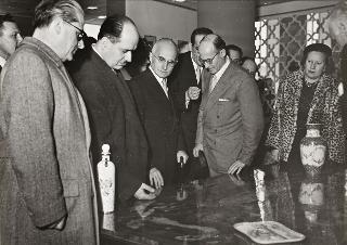 Visita del Presidente della Repubblica Luigi Einaudi alla XXVIII Fiera Campionaria Internazionale di Milano