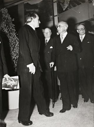 Visita del Presidente della Repubblica Luigi Einaudi alla XXVIII Fiera Campionaria Internazionale di Milano