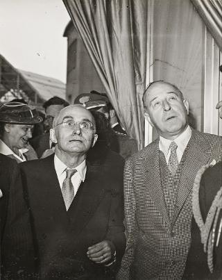 Visita del Presidente della Repubblica Luigi Einaudi alla XXVIII Fiera Campionaria Internazionale di Milano