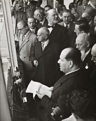 Visita del Presidente della Repubblica Luigi Einaudi alla XXVIII Fiera Campionaria Internazionale di Milano