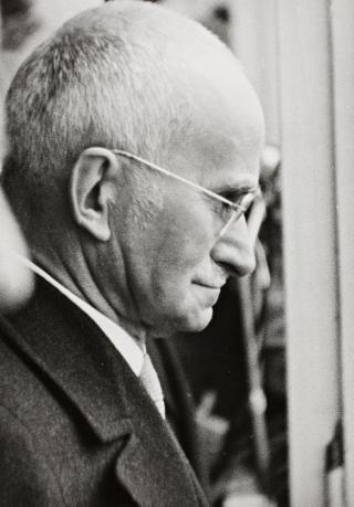 Visita del Presidente della Repubblica Luigi Einaudi alla XXVIII Fiera Campionaria Internazionale di Milano