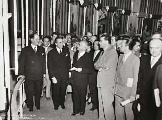 Visita del Presidente della Repubblica Luigi Einaudi alla XXVIII Fiera Campionaria Internazionale di Milano