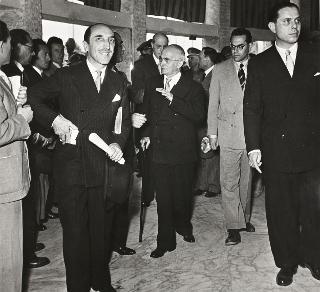 Visita del Presidente della Repubblica Luigi Einaudi alla XXVIII Fiera Campionaria Internazionale di Milano