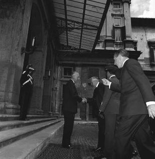 Colloquio e successiva colazione offerta dal Presidente della Repubblica Giuseppe Saragat in onore del Primo Ministro del Regno Unito di Gran Bretagna e dell'Irlanda del Nord, Harold Wilson