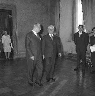 Ricevimento offerto dal Presidente della Repubblica Giuseppe Saragat al Corpo diplomatico in occasione della Festa delle Repubblica