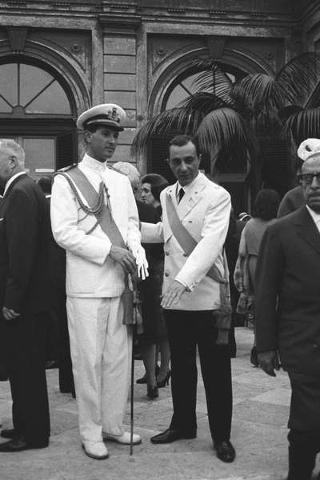 Ricevimento offerto dal Presidente della Repubblica Giuseppe Saragat alle Alte Cariche dello Stato per la Festa della Repubblica nei Giardini del Quirinale