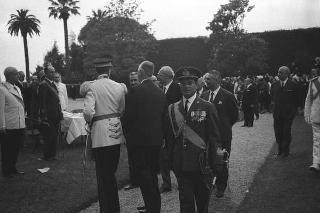 Ricevimento offerto dal Presidente della Repubblica Giuseppe Saragat alle Alte Cariche dello Stato per la Festa della Repubblica nei Giardini del Quirinale