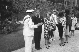 Ricevimento offerto dal Presidente della Repubblica Giuseppe Saragat alle Alte Cariche dello Stato per la Festa della Repubblica nei Giardini del Quirinale