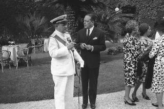 Ricevimento offerto dal Presidente della Repubblica Giuseppe Saragat alle Alte Cariche dello Stato per la Festa della Repubblica nei Giardini del Quirinale