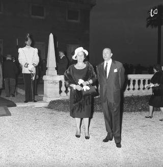 Ricevimento offerto dal Presidente della Repubblica Giuseppe Saragat alle Alte Cariche dello Stato per la Festa della Repubblica nei Giardini del Quirinale